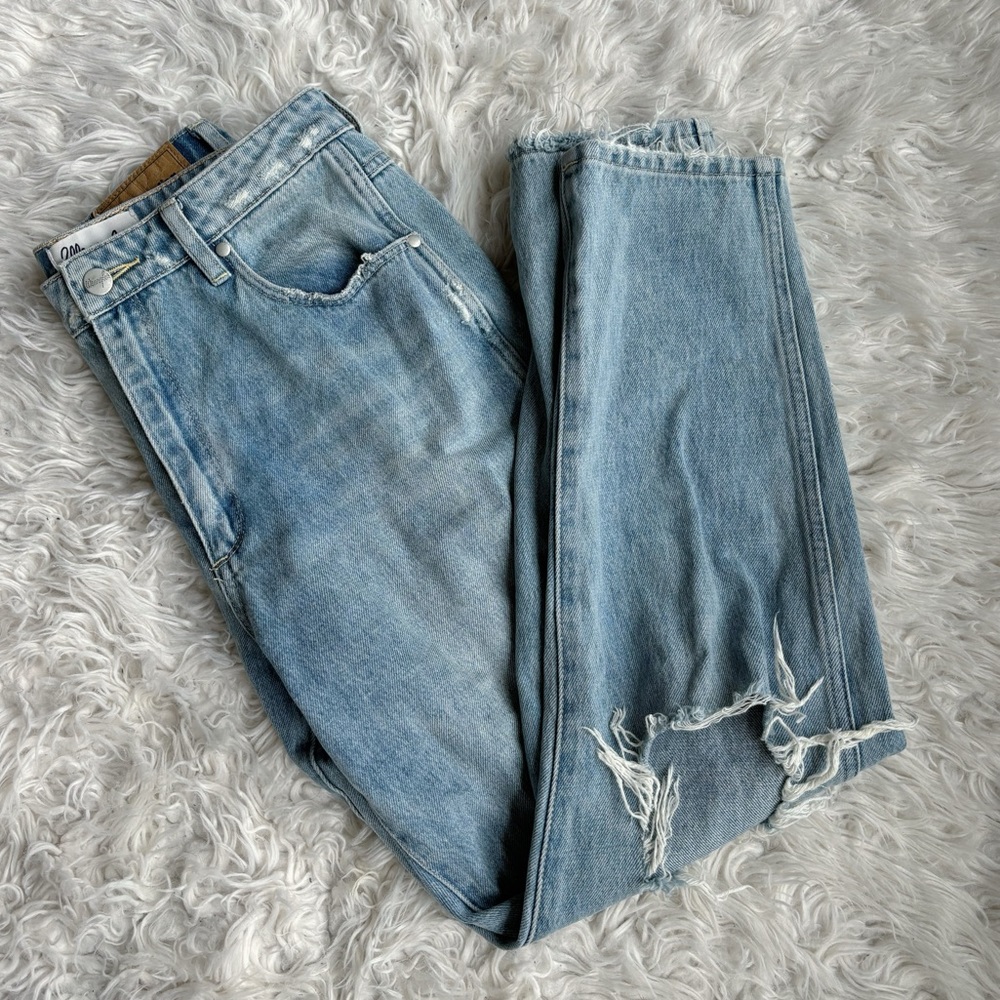 Wrangler high waisted straight leg jeans